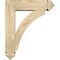 Ekena Millwork Thorton Arts and Crafts Rough Sawn Bracket w/ Offset Brace, Douglas Fir, 6"W x 20"D x 24"H BKT0604X20X24THR03RDF - alternate 2